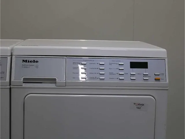 W 5973 softcare system wasmachine & miele t 8663 c softcare system droger - afbeelding 6 van  8
