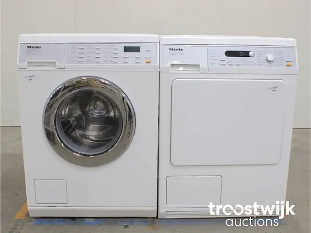 W 5973 softcare system wasmachine & miele t 8843 c softcare system droger - afbeelding 1 van  8