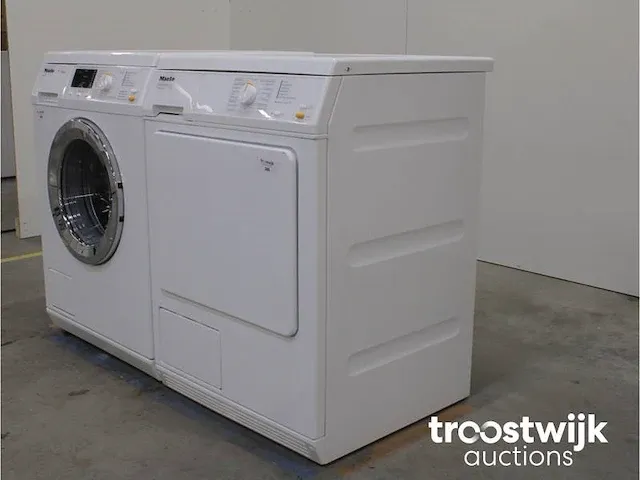 W classic eco wasmachine & miele t 8403 c softcare system droger - afbeelding 7 van  8