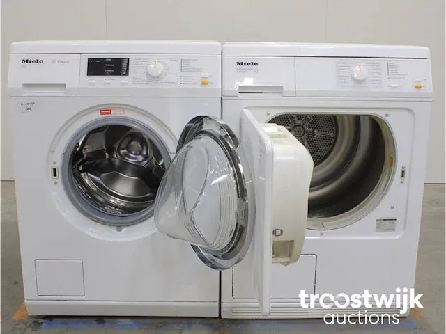 W classic eco wasmachine & miele t 8403 c softcare system droger - afbeelding 2 van  8