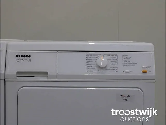 W classic eco wasmachine & miele t 8403 c softcare system droger - afbeelding 6 van  8