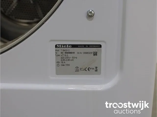 W classic eco wasmachine & miele t 8403 c softcare system droger - afbeelding 8 van  8