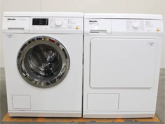 W classic eco wasmachine & miele t 8813 c edition 111 droger - afbeelding 1 van  8