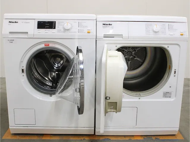 W classic eco wasmachine & miele t 8813 c edition 111 droger - afbeelding 2 van  8