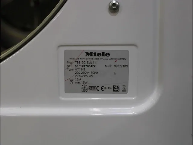 W classic eco wasmachine & miele t 8813 c edition 111 droger - afbeelding 8 van  8