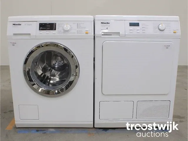 W classic ecocomfort wasmachine & miele t 8627 wp ecocomfort droger - afbeelding 1 van  8