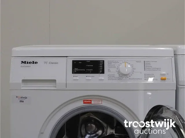 W classic ecocomfort wasmachine & miele t 8627 wp ecocomfort droger - afbeelding 3 van  8