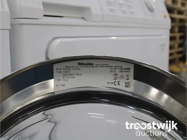W classic ecocomfort wasmachine & miele t 8627 wp ecocomfort droger - afbeelding 5 van  8