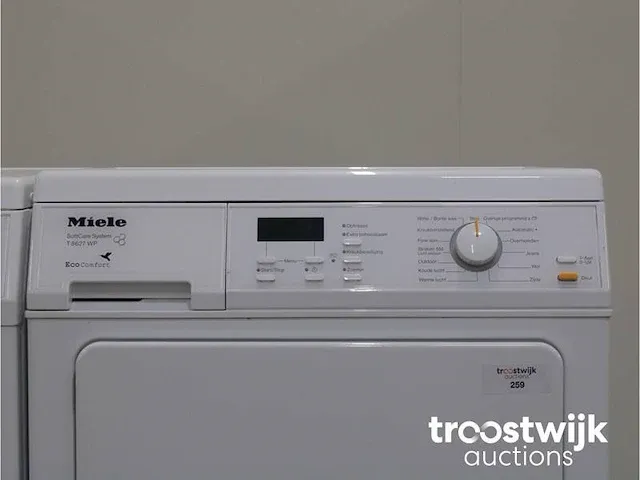 W classic ecocomfort wasmachine & miele t 8627 wp ecocomfort droger - afbeelding 6 van  8