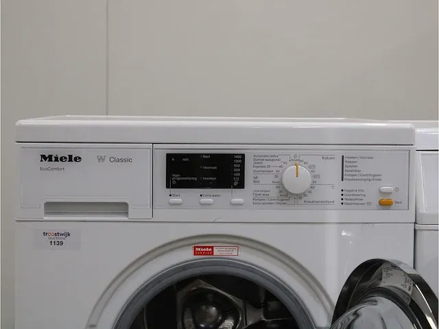 W classic ecocomfort wasmachine & miele t 8803 c softcare system droger - afbeelding 3 van  8