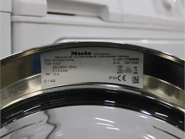 W classic ecocomfort wasmachine & miele t 8803 c softcare system droger - afbeelding 5 van  8