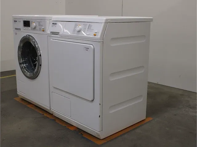 W classic ecocomfort wasmachine & miele t 8803 c softcare system droger - afbeelding 7 van  8