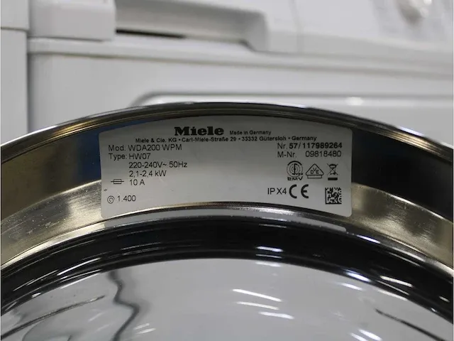 W classic ecocomfort wasmachine & miele t 8803 c softcare system droger - afbeelding 5 van  8