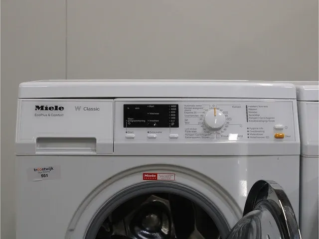 W classic ecoplus & comfort wasmachine & miele t 8823 c softtronic droger - afbeelding 3 van  8