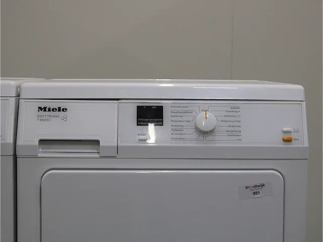 W classic ecoplus & comfort wasmachine & miele t 8823 c softtronic droger - afbeelding 6 van  8