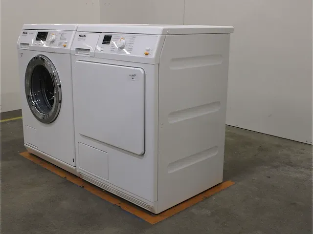 W classic ecoplus & comfort wasmachine & miele t 8823 c softtronic droger - afbeelding 7 van  8