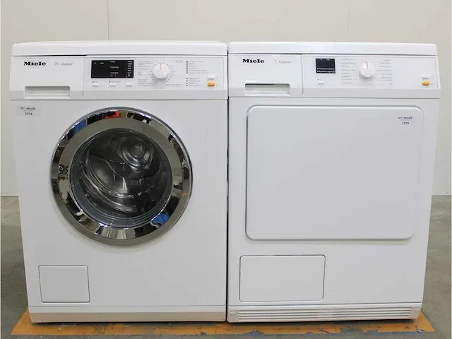 W classic wasmachine & miele t classic droger - afbeelding 1 van  8
