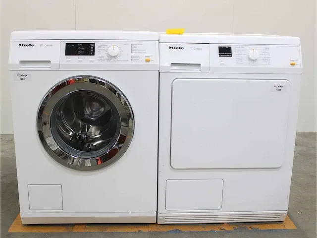 W classic wasmachine & miele t classic droger - afbeelding 1 van  8