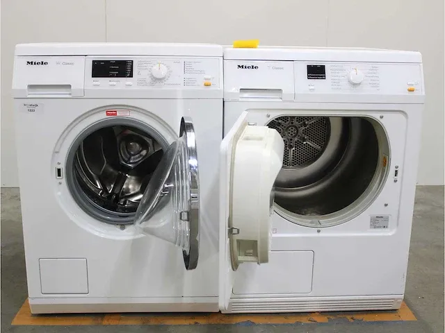W classic wasmachine & miele t classic droger - afbeelding 2 van  8