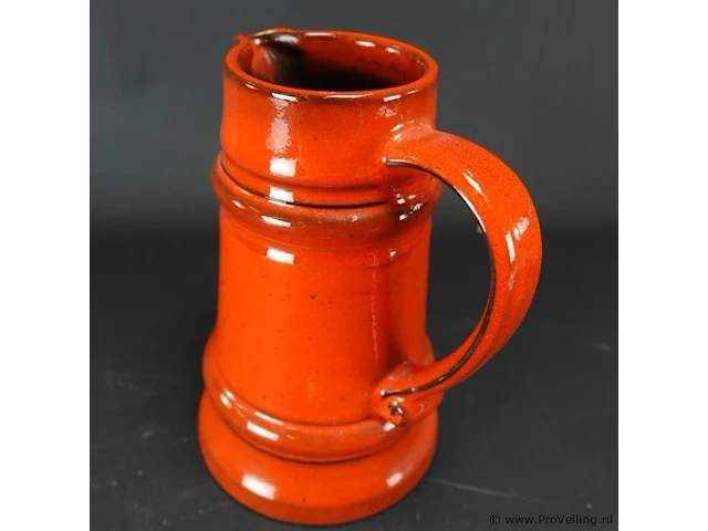 W. germany of oostenrijks aardewerk schenkkan - afbeelding 2 van  5