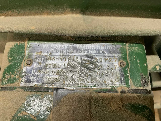 W. persko mannheim ak1118/6 profielslijpmachine - afbeelding 6 van  7