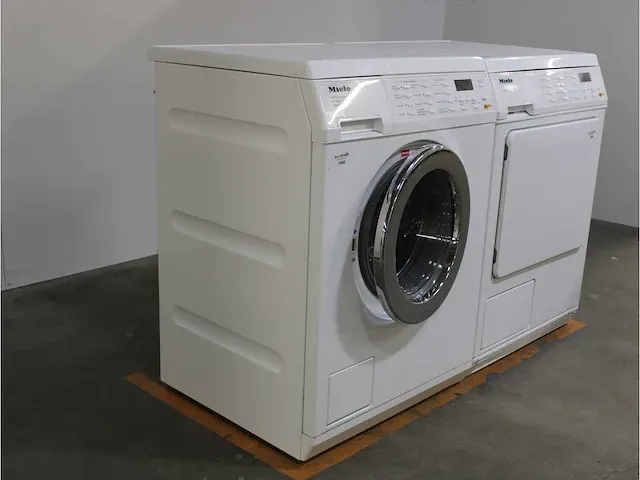 W1 powerwash 2.0 & twindos xl wasmachine & miele t1 eco droger - afbeelding 4 van  8