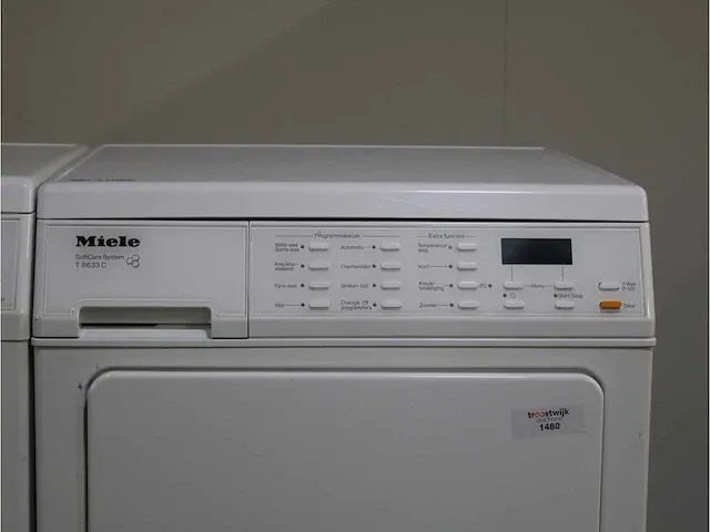 W1 powerwash 2.0 & twindos xl wasmachine & miele t1 eco droger - afbeelding 6 van  8