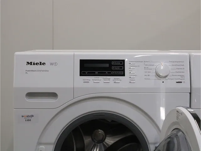W1 powerwash 2.0 & twindos xl wasmachine & miele t1 steamfinish & eco xl droger - afbeelding 3 van  8