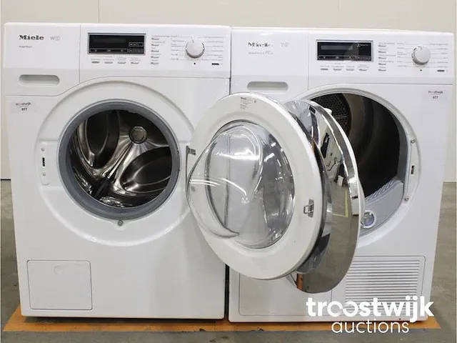 W1 powerwash wasmachine & miele t1 steamfinish & eco droger - afbeelding 2 van  8
