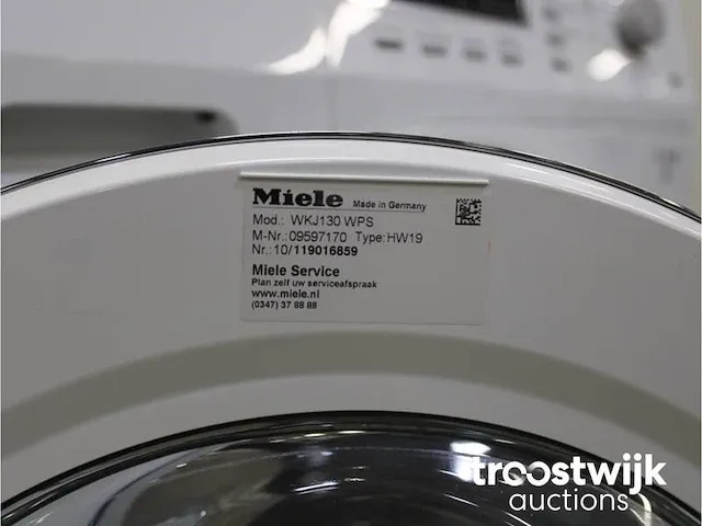 W1 powerwash wasmachine & miele t1 steamfinish & eco droger - afbeelding 5 van  8