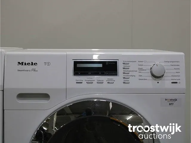 W1 powerwash wasmachine & miele t1 steamfinish & eco droger - afbeelding 6 van  8