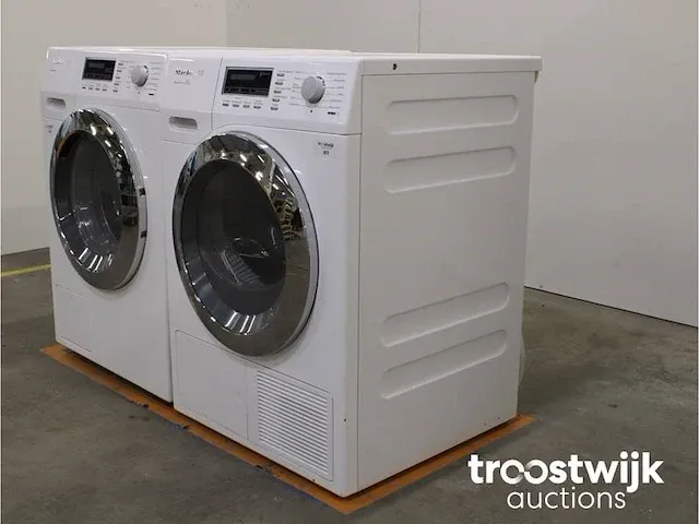 W1 powerwash wasmachine & miele t1 steamfinish & eco droger - afbeelding 7 van  8