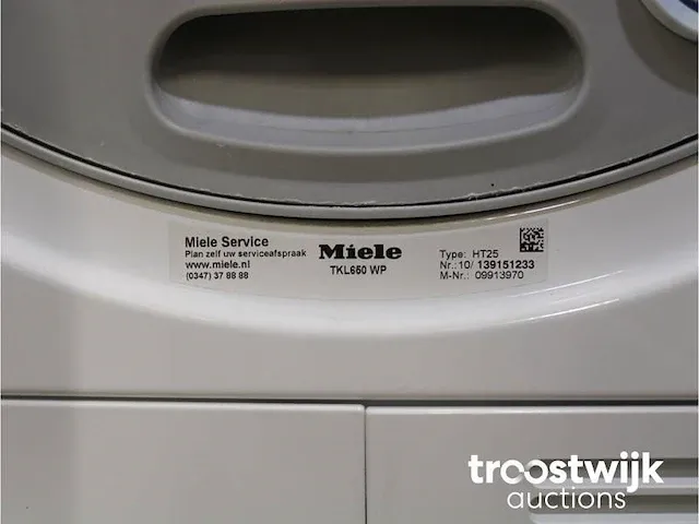 W1 powerwash wasmachine & miele t1 steamfinish & eco droger - afbeelding 8 van  8