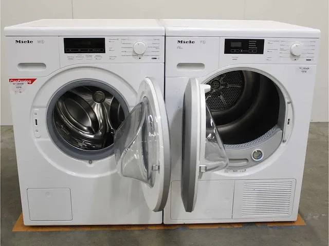 W1 wasmachine & miele t1 eco droger - afbeelding 2 van  8