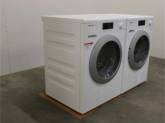 W1 wasmachine & miele t1 eco droger - afbeelding 4 van  8