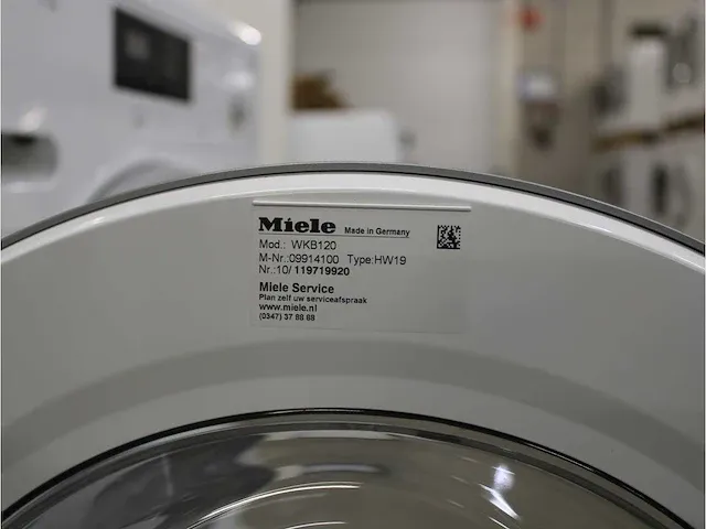 W1 wasmachine & miele t1 eco droger - afbeelding 5 van  8