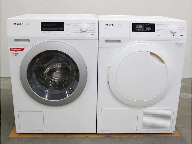 W1 wasmachine & miele t1 eco droger - afbeelding 1 van  8