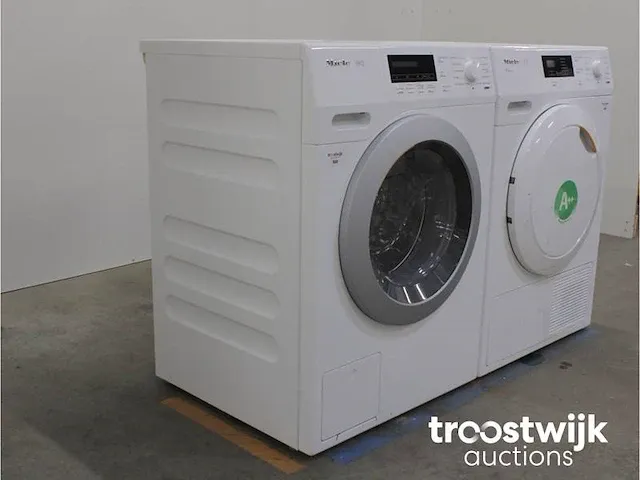 W1 wasmachine & miele t1 eco droger - afbeelding 4 van  8