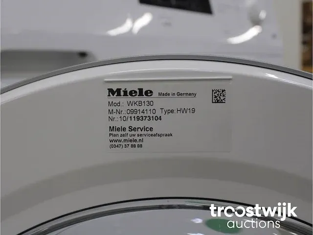 W1 wasmachine & miele t1 eco droger - afbeelding 5 van  8