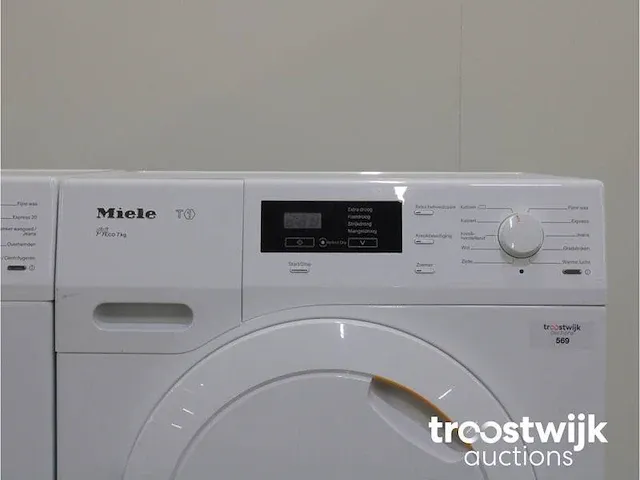 W1 wasmachine & miele t1 eco droger - afbeelding 6 van  8