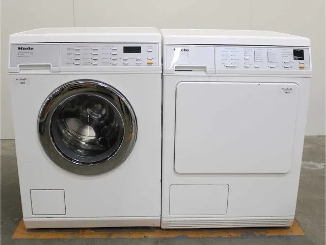 W1 wasmachine & miele t1 fragrancedos & steamfinish droger - afbeelding 1 van  8