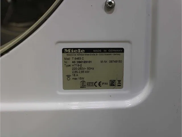 W1 wasmachine & miele t1 fragrancedos & steamfinish droger - afbeelding 8 van  8
