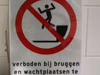 Waarschuwingsbord - 40x61x2,5cm - afbeelding 1 van  3