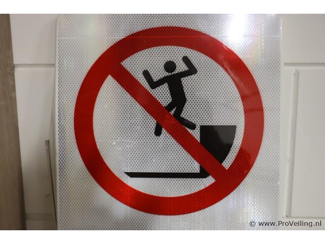 Waarschuwingsbord - 40x61x2,5cm - afbeelding 3 van  3