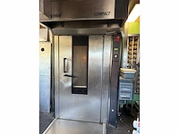 Wachtel compact 1.8f rotatie bakkerij oven inclusief rvs afzuigkap - afbeelding 3 van  11