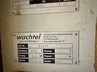 Wachtel compact 1.8f rotatie bakkerij oven inclusief rvs afzuigkap - afbeelding 8 van  11