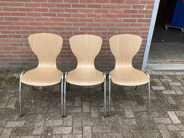 Wachtkamerstoel (3x) - afbeelding 1 van  4