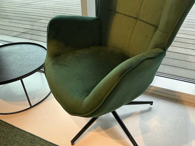 Wachtkamerstoelen met bijzettafel - afbeelding 4 van  8