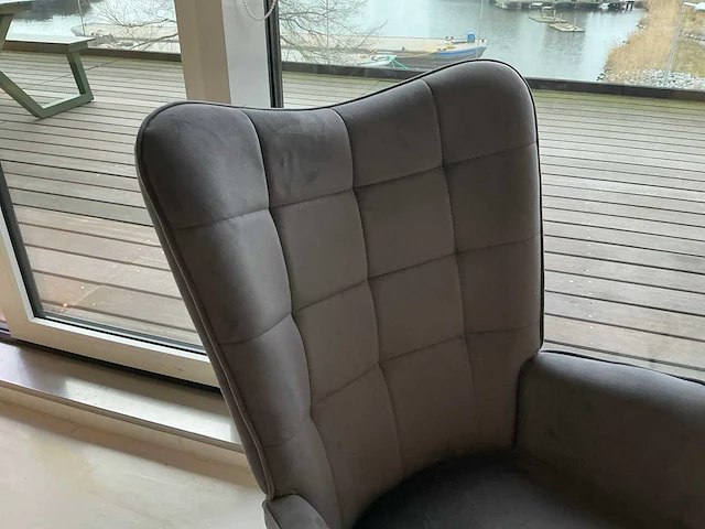 Wachtkamerstoelen met bijzettafel - afbeelding 6 van  8