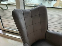 Wachtkamerstoelen met bijzettafel - afbeelding 6 van  8
